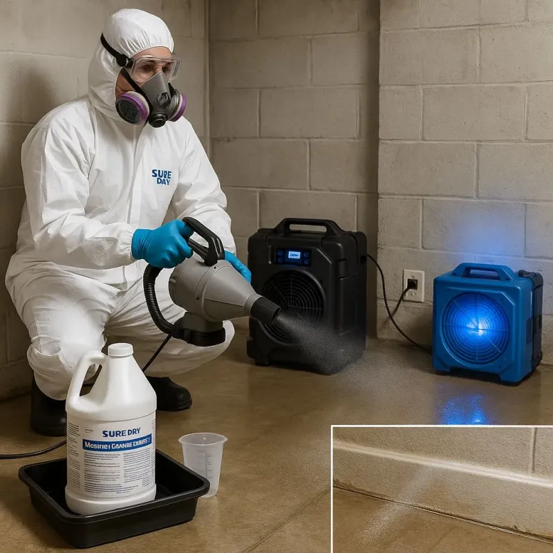 Sanitization and Odor Removal process in Westford, MA